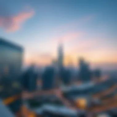 Majestic Skyline of مجمع زايد مزهر Stunning skyline view of مجمع زايد مزهر showcasing modern architecture